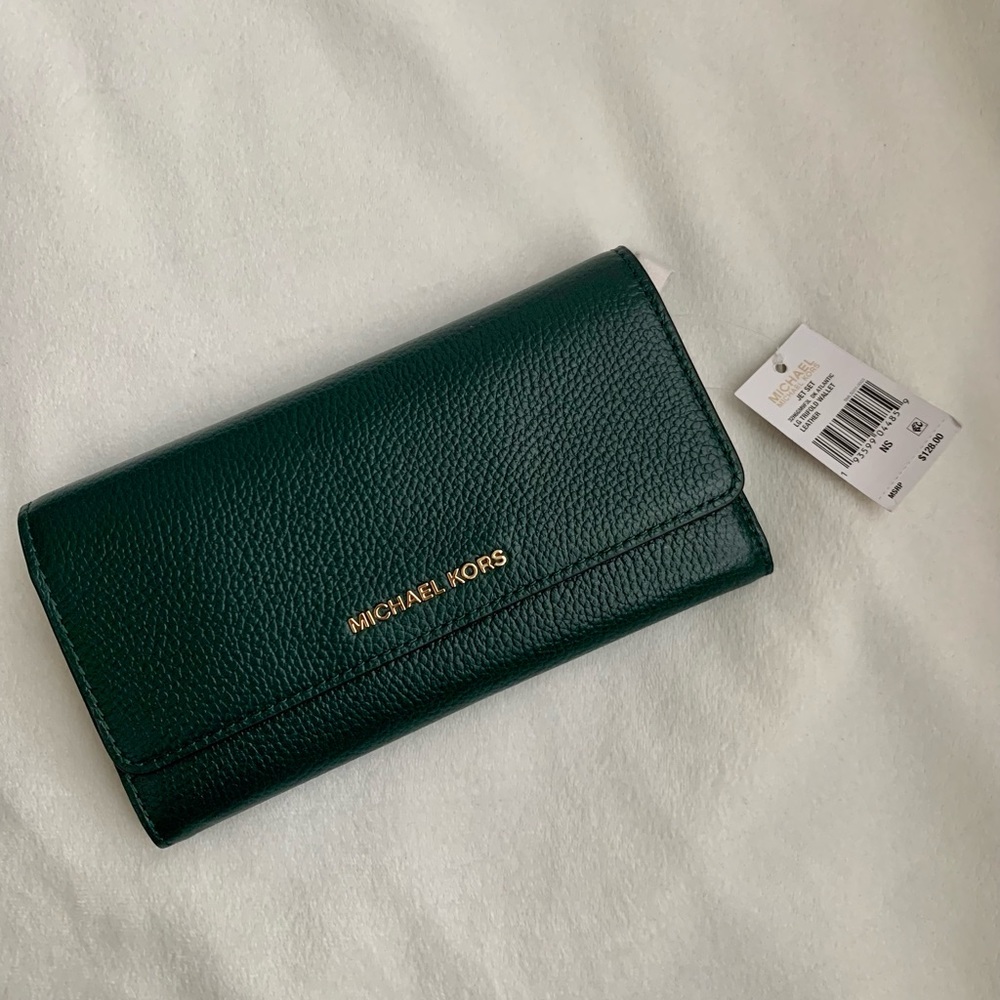 Michael Kors Leather Trifold Wallet